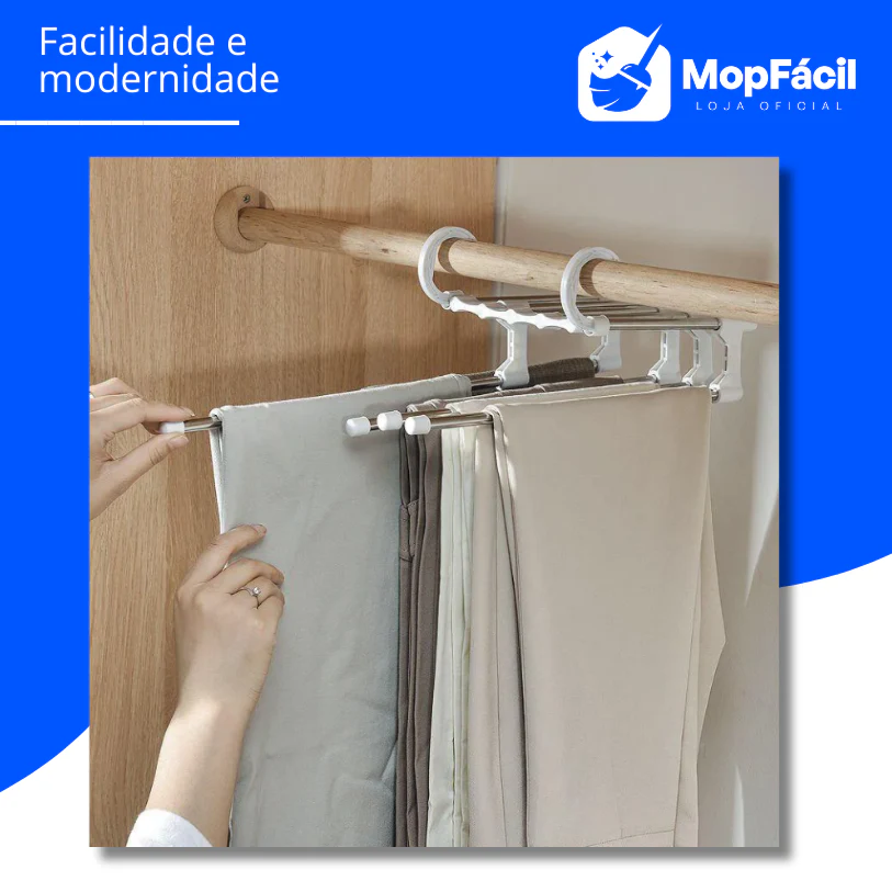 Cabide 5 em 1 - SmartSpace® | Compre 1, Leve 3 - Image 3