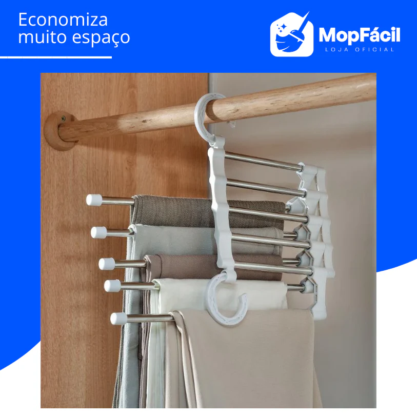 Cabide 5 em 1 - SmartSpace® | Compre 1, Leve 3 - Image 4