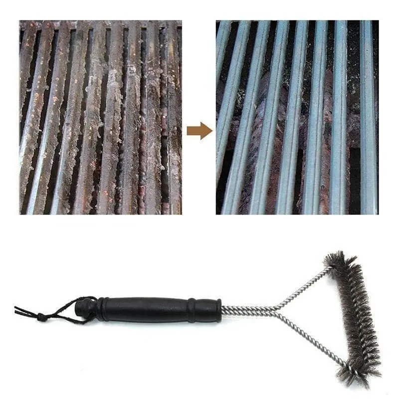 Escova para Limpeza de Grelha Resistente para Churrasqueiras - Image 4