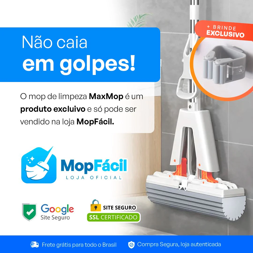 Esfregão Dobrável MaxMop©: Limpeza Fácil e Rápida! (Com Balde Incluso) - Image 7