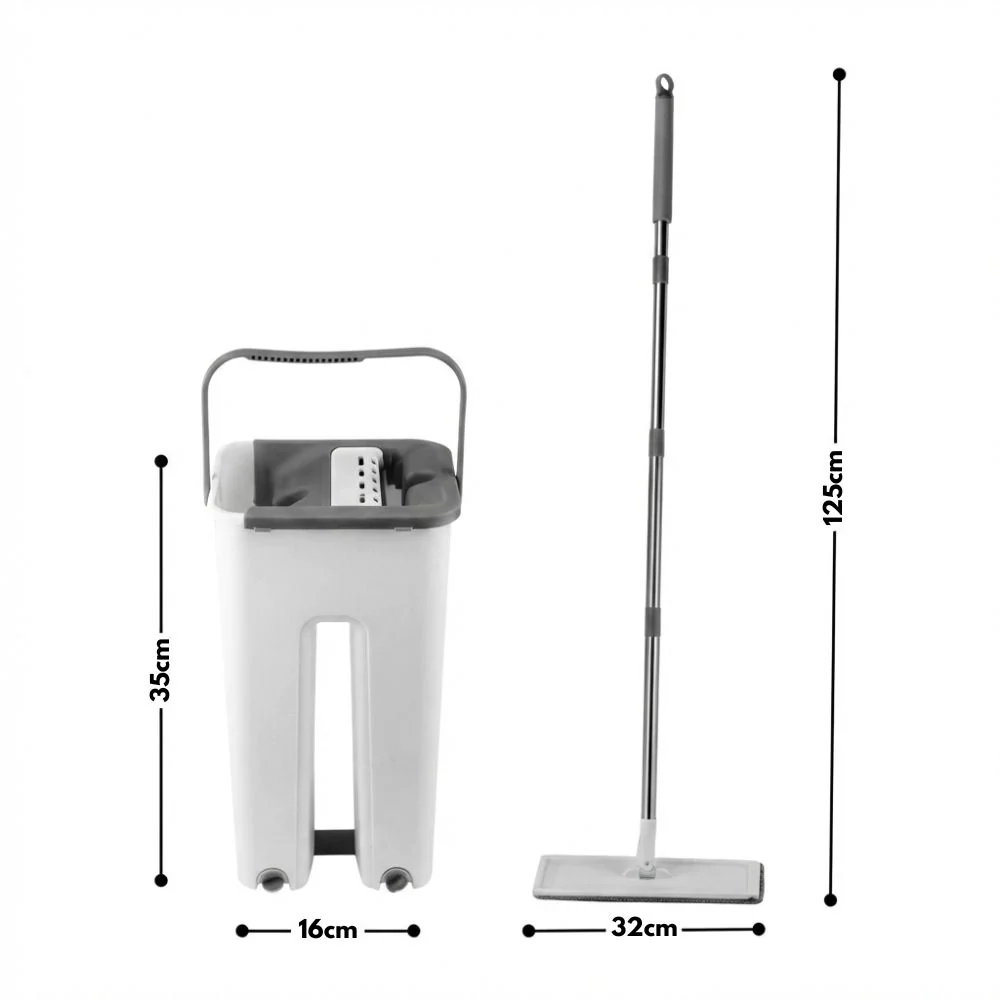 Flat Mop 360° Lava e Seca Com Balde - Image 8